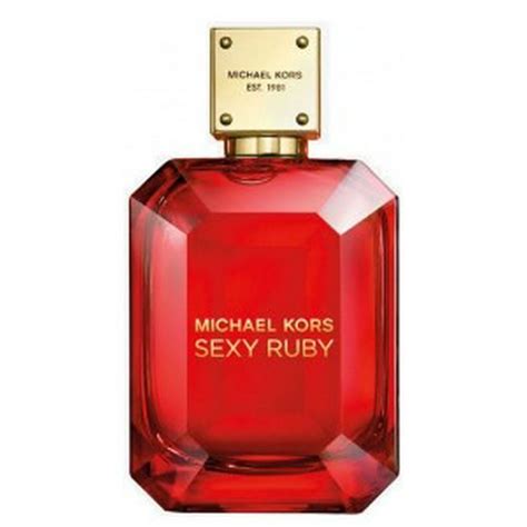 michael kors sexy ruby eau de parfum spray 3.4 oz|Michael Kors perfume tester.